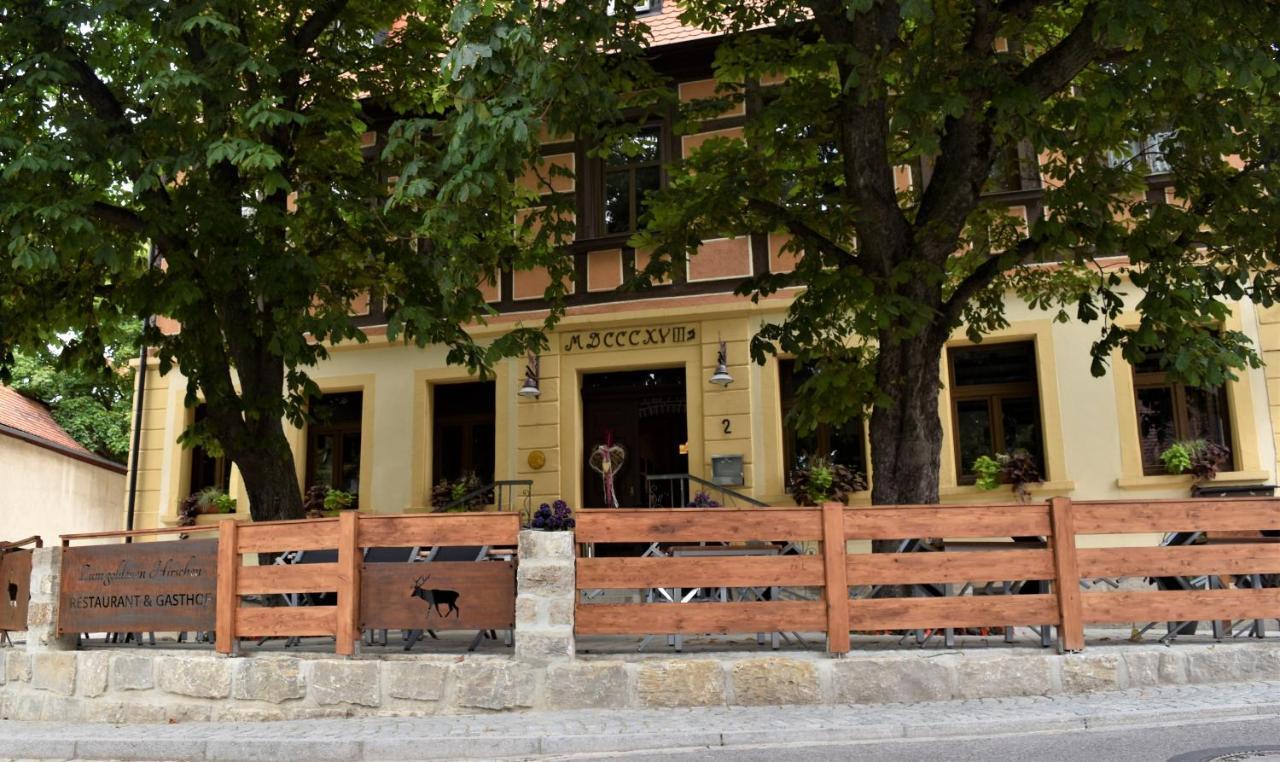 Gasthof Pension Zum Goldenen Hirschen Burgbernheim Екстериор снимка